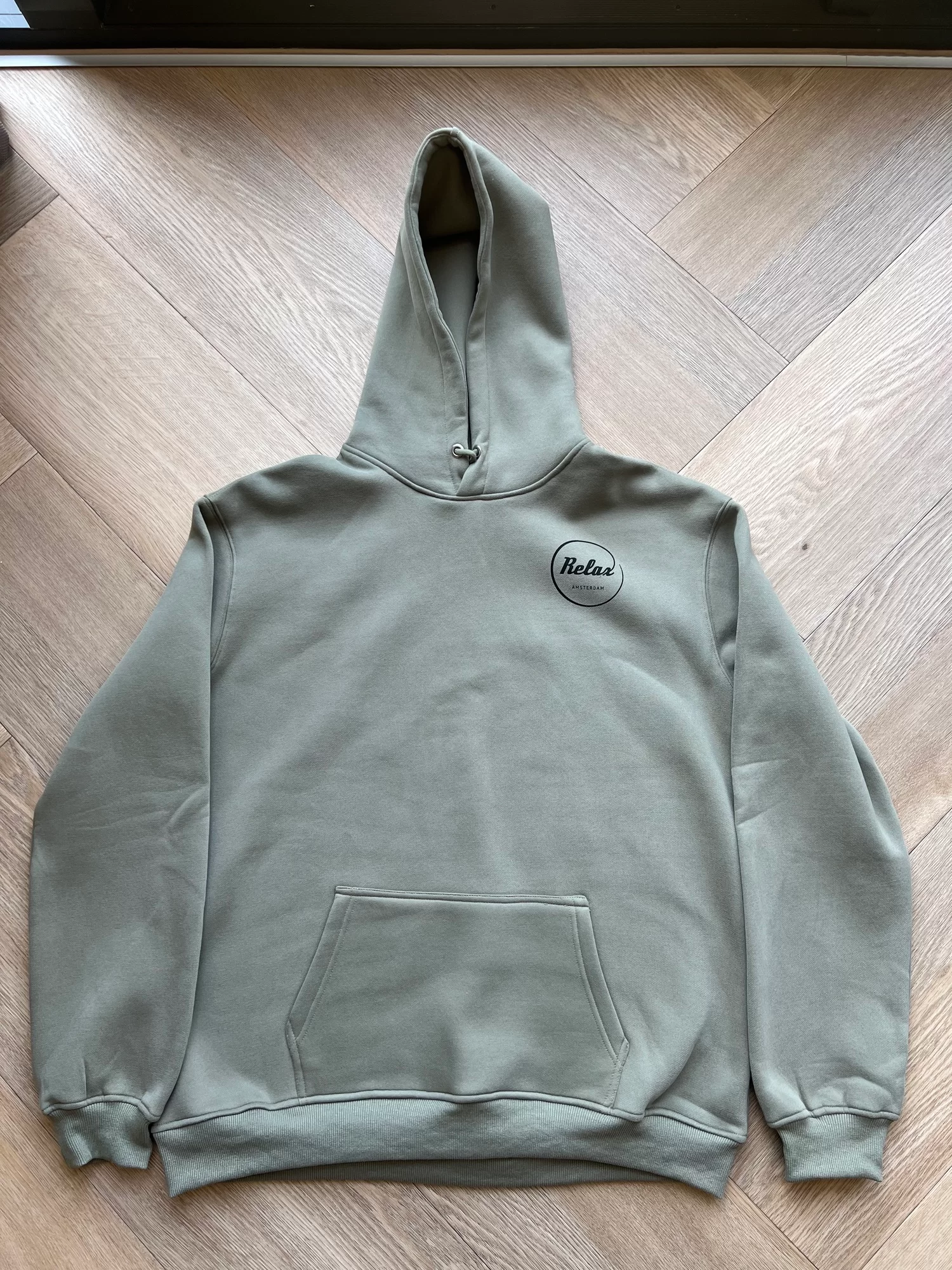 Relax hoodie groen